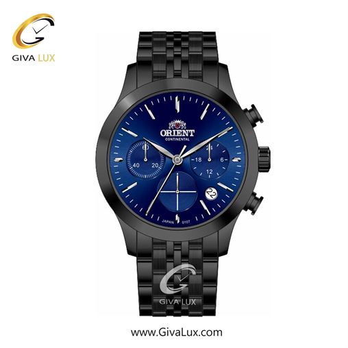 ساعت مچی اورجینال زنانه اورینت (کانتیننتال) | Orient (Continental) سه موتوره کرنوگراف مشکی | مشکی| سرمه ای| کد رفرنس 107