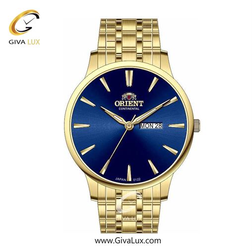 ساعت مچی اورجینال مردانه اورینت (کانتیننتال) | Orient (Continental) طلایی | طلایی| سرمه ای| کد رفرنس 122