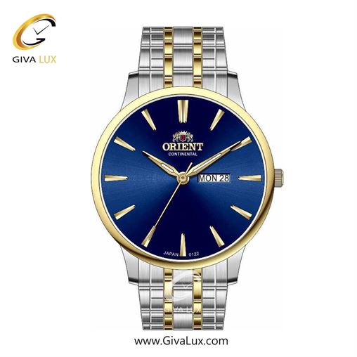 ساعت مچی اورجینال مردانه اورینت (کانتیننتال) | Orient (Continental) طلایی | نقره ای-طلایی| سرمه ای| کد رفرنس 122