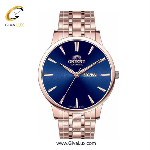 ساعت مچی اورجینال مردانه اورینت (کانتیننتال) | Orient (Continental) رزگلد | رزگلد| سرمه ای| کد رفرنس 122