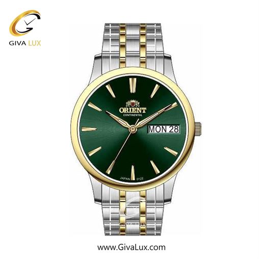 ساعت مچی اورجینال زنانه اورینت (کانتیننتال) | Orient (Continental) طلایی | طلایی-نقره ای| سبز یشمی تیره| کد رفرنس 122