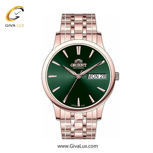 ساعت مچی اورجینال زنانه اورینت (کانتیننتال) | Orient (Continental) رزگلد | رزگلد| سبز یشمی تیره| کد رفرنس 122