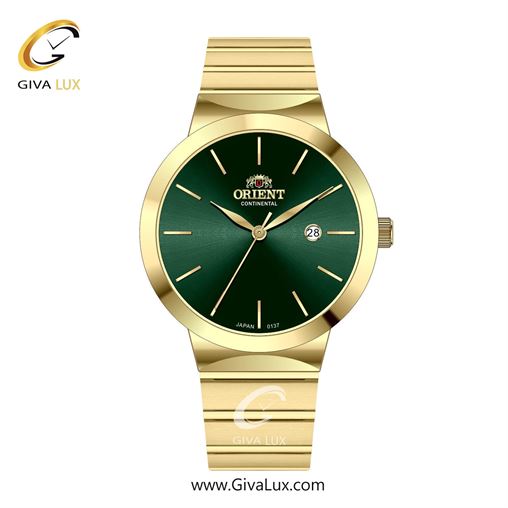 ساعت مچی اورجینال مردانه اورینت (کانتیننتال) | Orient (Continental) طلایی | طلایی| سبز یشمی تیره| کد رفرنس 137