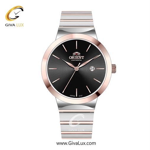 ساعت مچی اورجینال مردانه اورینت (کانتیننتال) | Orient (Continental) رزگلد | نقره ای-رزگلد| مشکی| کد رفرنس 137