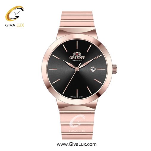 ساعت مچی اورجینال مردانه اورینت (کانتیننتال) | Orient (Continental) رزگلد | رزگلد| مشکی| کد رفرنس 137
