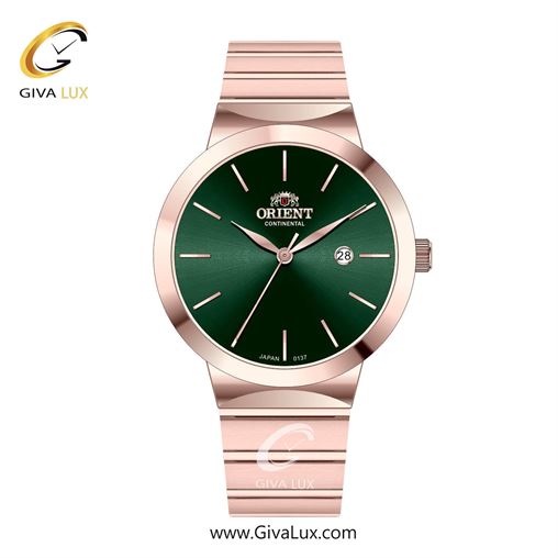 ساعت مچی اورجینال مردانه اورینت (کانتیننتال) | Orient (Continental) رزگلد | رزگلد| سبز یشمی تیره| کد رفرنس 137