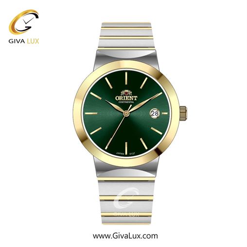 ساعت مچی اورجینال زنانه اورینت (کانتیننتال) | Orient (Continental) طلایی | طلایی-نقره ای| سبز یشمی تیره| کد رفرنس 137