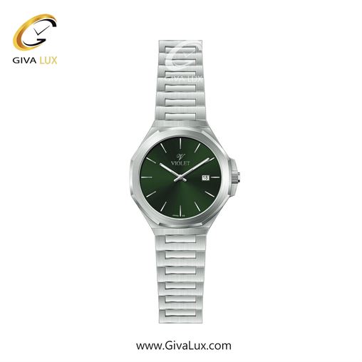 ساعت مچی اورجینال زنانه ویولت VIOLET نقره ای | نقره ای| سبز| کد رفرنس 0623