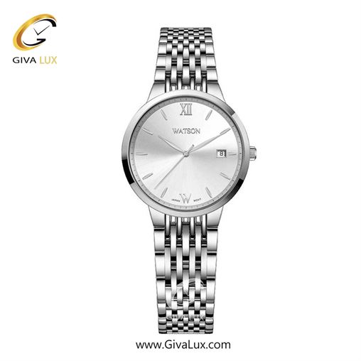 ساعت مچی اورجینال زنانه واتسون | WATSON  نقره ای | نقره ای| نقره ای| کد رفرنس W 1292L-301