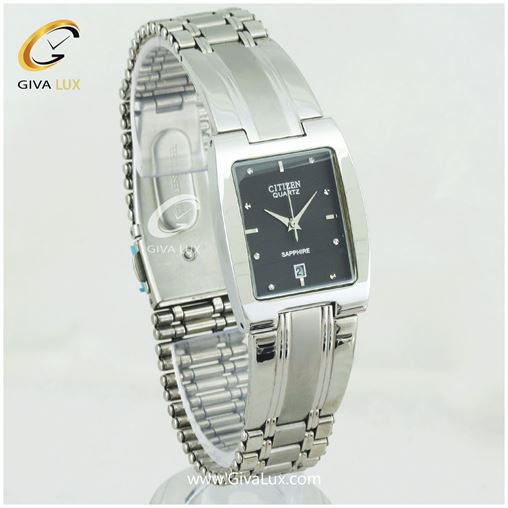 ساعت مچی مردانه سیتی زن نقره ای | نقره ای| مشکی|