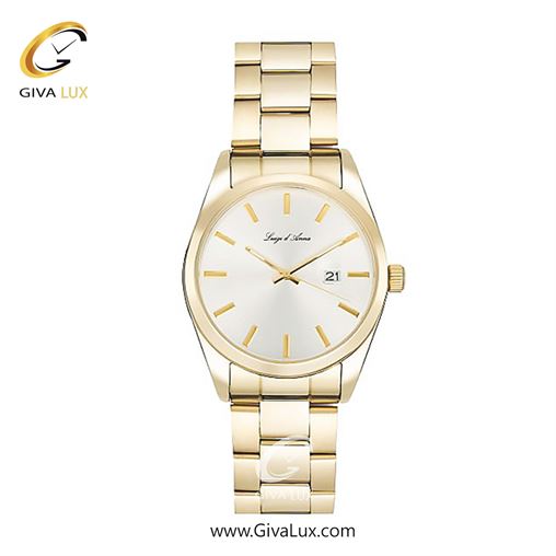 ساعت مچی اورجینال مردانه LdA طلایی | طلایی| طلایی| کد رفرنس 2438