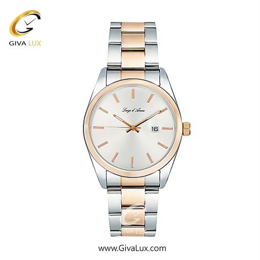 ساعت مچی اورجینال زنانه LdA رزگلد | نقره ای-رزگلد| نقره ای| کد رفرنس 2439