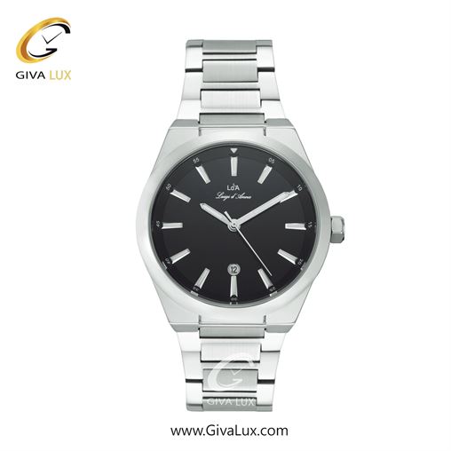 ساعت مچی اورجینال مردانه LdA نقره ای | نقره ای| مشکی| کد رفرنس 2459