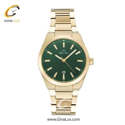 ساعت مچی اورجینال زنانه LdA طلایی | طلایی| سبز| کد رفرنس 2460