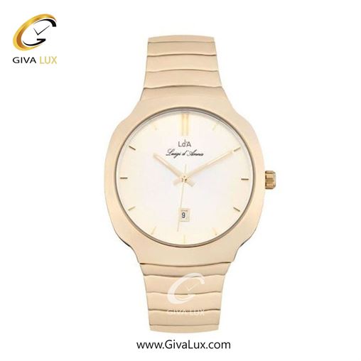 ساعت مچی اورجینال مردانه LdA | لوئیجی د آنا | Luigi d'Ana طلایی | طلایی| طلایی| کد رفرنس 2480