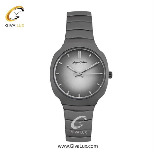 ساعت مچی اورجینال زنانه LdA | لوئیجی د آنا | Luigi d'Ana مشکی | مشکی| مشکی-نقره ای| کد رفرنس 2481