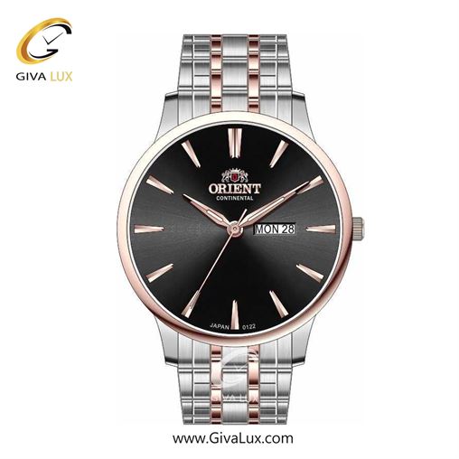 ساعت مچی اورجینال مردانه اورینت (کانتیننتال) | Orient (Continental) رزگلد | نقره ای-رزگلد| مشکی| کد رفرنس 122