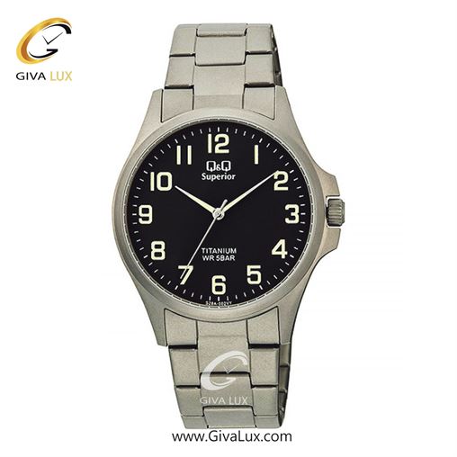 ساعت مچی اورجینال مردانه کیو اند کیو Q&Q نقره ای | نقره ای| مشکی| کد رفرنس S28A-002VY