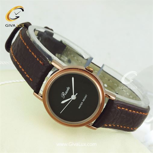 ساعت مچی اورجینال زنانه رِیت RATE رزگلد | قهوه ای| مشکی| کد رفرنس 6931L