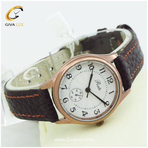 ساعت مچی اورجینال زنانه رِیت RATE رزگلد | قهوه ای| سفید| کد رفرنس 8243L