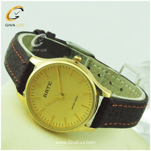 ساعت مچی اورجینال زنانه رِیت RATE طلایی | قهوه ای| طلایی| کد رفرنس T7198L