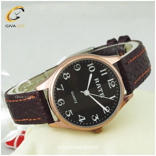 ساعت مچی اورجینال زنانه رِیت RATE رزگلد | قهوه ای| مشکی| کد رفرنس T7198L