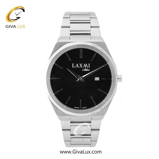 ساعت مچی اورجینال مردانه لاکسمی | LAXMI  نقره ای | نقره ای| مشکی| کد رفرنس 8137-3