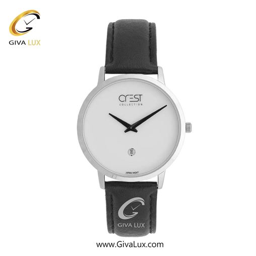 ساعت مچی اورجینال زنانه کرست | Crest  نقره ای | مشکی| سفید| کد رفرنس Crest 9078-1