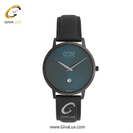 ساعت مچی اورجینال مردانه کرست | Crest  مشکی | مشکی| سرمه ای| کد رفرنس Crest 9078-5