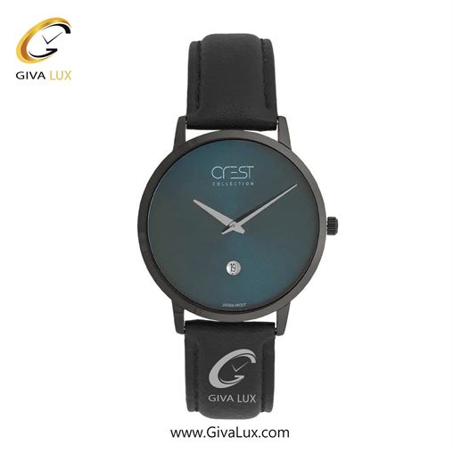 ساعت مچی اورجینال زنانه کرست | Crest  مشکی | مشکی| سرمه ای| کد رفرنس Crest 9078-5