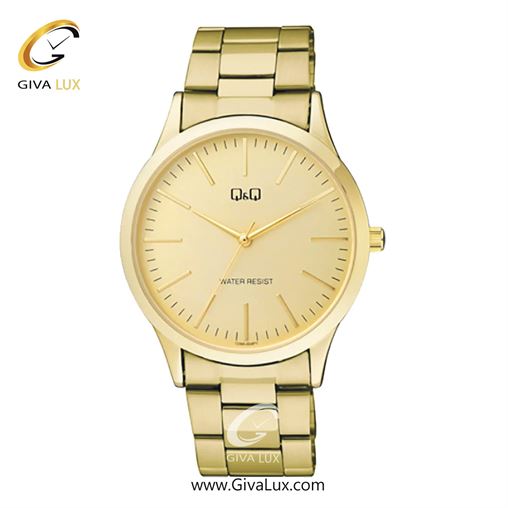 ساعت مچی اورجینال مردانه کیو اند کیو Q&Q طلایی | طلایی| طلایی| کد رفرنس C08A-004PY