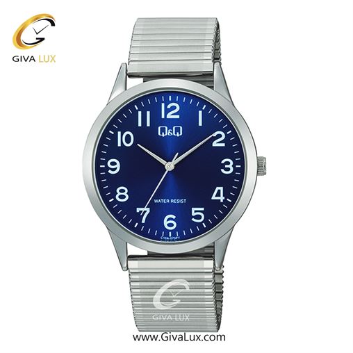 ساعت مچی اورجینال مردانه کیو اند کیو Q&Q نقره ای | نقره ای| آبی کاربنی| کد رفرنس C10A-073PY
