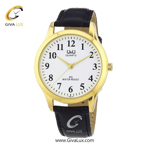 ساعت مچی اورجینال مردانه کیو اند کیو Q&Q طلایی | مشکی| سفید| کد رفرنس C168J104Y