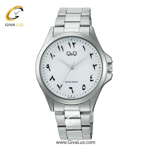 ساعت مچی اورجینال مردانه کیو اند کیو Q&Q نقره ای | نقره ای| سفید| کد رفرنس C36A-019PY