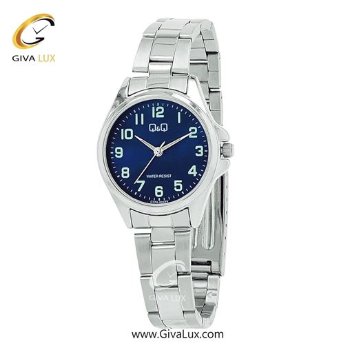 ساعت مچی اورجینال زنانه کیو اند کیو Q&Q نقره ای | نقره ای| سرمه ای| کد رفرنس C37A-001PY