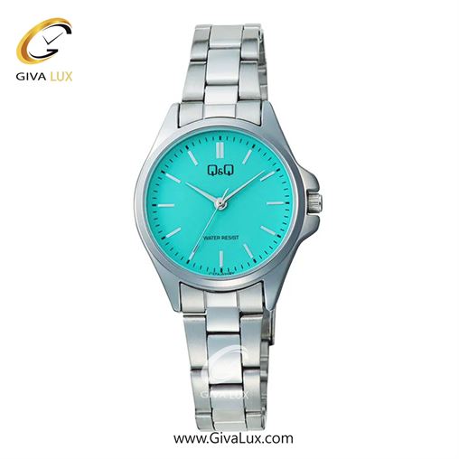 ساعت مچی اورجینال زنانه کیو اند کیو Q&Q نقره ای | نقره ای| آبی| کد رفرنس C37A-021PY