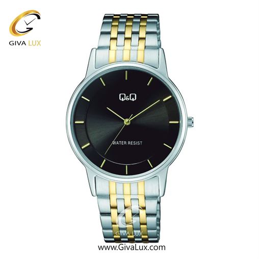 ساعت مچی اورجینال مردانه کیو اند کیو Q&Q نقره ای | طلایی-نقره ای| مشکی| کد رفرنس C62A-002PY