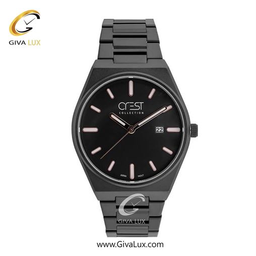 ساعت مچی اورجینال مردانه کرست مشکی | مشکی| مشکی| کد رفرنس Crest 6287-4