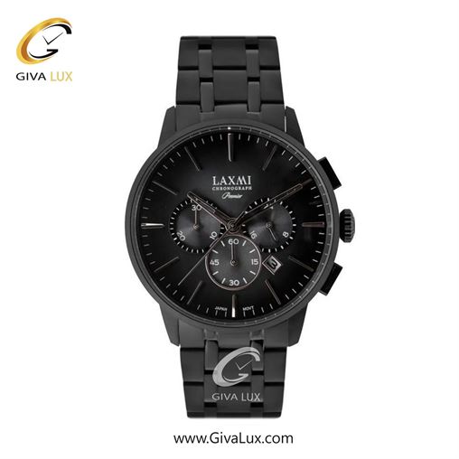 ساعت مچی اورجینال مردانه لاکسمی سه موتوره کرنوگراف مشکی | مشکی| مشکی| کد رفرنس 8119-2G