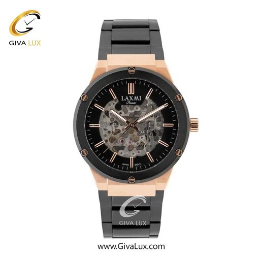 ساعت مچی اورجینال مردانه لاکسمی رزگلد-مشکی | تیتانیوم| مشکی| کد رفرنس 8151-4G