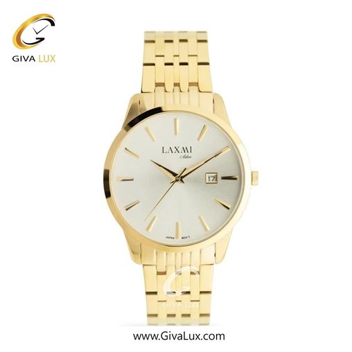 ساعت مچی اورجینال مردانه لاکسمی طلایی | طلایی| سفید| کد رفرنس 8541-8G