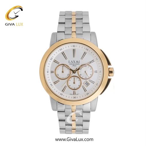 ساعت مچی اورجینال مردانه لاکسمی سه موتوره کرنوگراف طلایی | نقره ای-طلایی| نقره ای| کد رفرنس 8552-1G