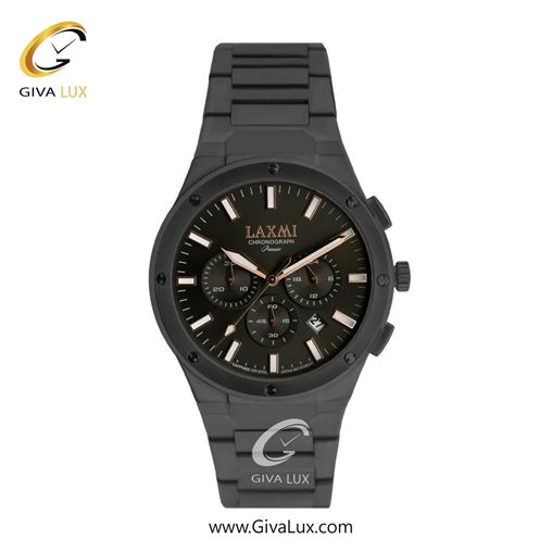 ساعت مچی اورجینال مردانه لاکسمی سه موتوره کرنوگراف مشکی | مشکی| مشکی| کد رفرنس 8568-3G