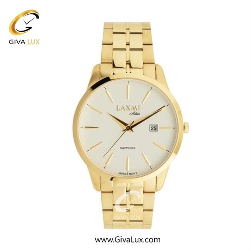ساعت مچی اورجینال مردانه لاکسمی طلایی | طلایی| سفید| کد رفرنس 8572-5G
