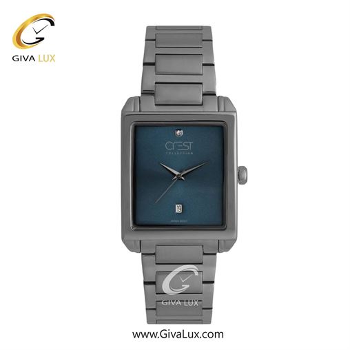 ساعت مچی اورجینال مردانه کرست تیتانیوم | تیتانیوم(زغالی)| سرمه ای| کد رفرنس Crest 9054-7