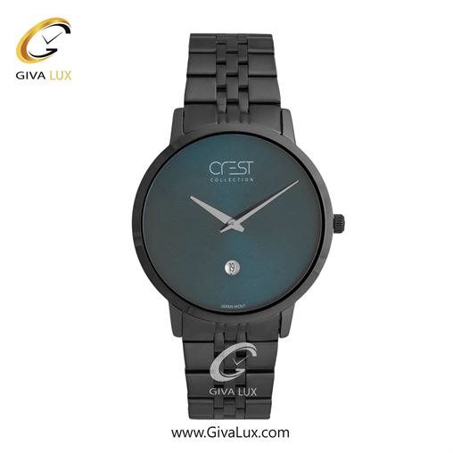 ساعت مچی اورجینال مردانه کرست تیتانیوم | تیتانیوم(زغالی)| سرمه ای| کد رفرنس Crest 9077-6