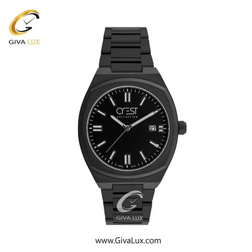 ساعت مچی اورجینال زنانه کرست مشکی | مشکی| مشکی| کد رفرنس Crest 6293-3