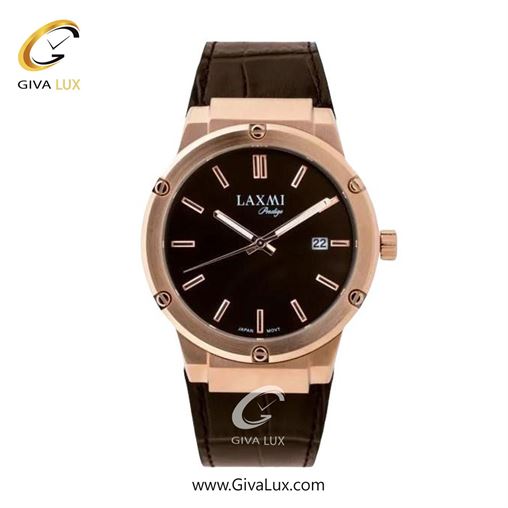 ساعت مچی اورجینال زنانه لاکسمی رزگلد | قهوه ای| قهوه ای| کد رفرنس 8126-2L