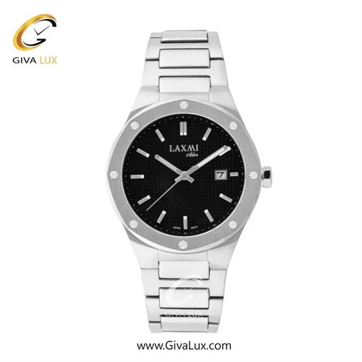 ساعت مچی اورجینال زنانه لاکسمی نقره ای | نقره ای| مشکی| کد رفرنس 8148-2L