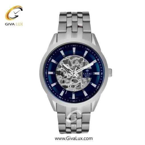 ساعت مچی اورجینال زنانه لاکسمی نقره ای | نقره ای| سرمه ای| کد رفرنس 8514-4L